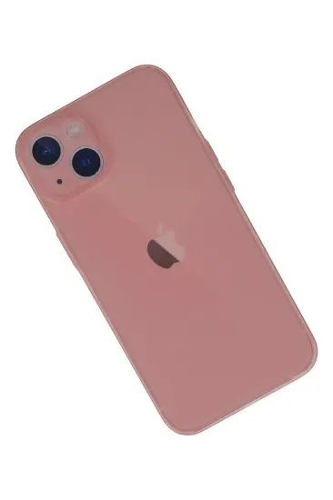 Newface iPhone 13 Mini Kılıf PP Ultra İnce Kapak - Pembe resmi