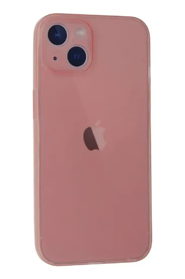 Newface iPhone 13 Mini Kılıf PP Ultra İnce Kapak - Pembe resmi