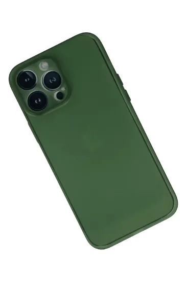 Newface iPhone 13 Pro Kılıf PP Ultra İnce Kapak - Yeşil resmi