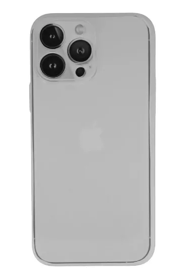 Newface iPhone 13 Pro Kılıf PP Ultra İnce Kapak - Beyaz resmi
