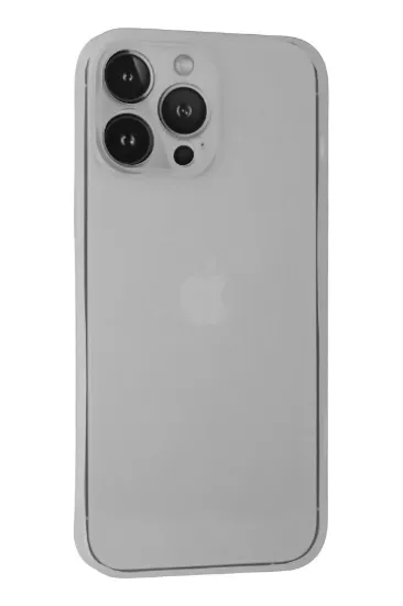 Newface iPhone 13 Pro Kılıf PP Ultra İnce Kapak - Beyaz resmi
