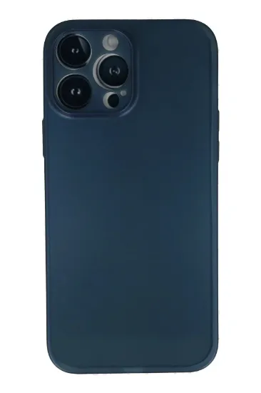 Newface iPhone 13 Pro Max Kılıf PP Ultra İnce Kapak - Mavi resmi