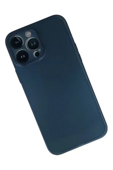 Newface iPhone 13 Pro Max Kılıf PP Ultra İnce Kapak - Mavi resmi