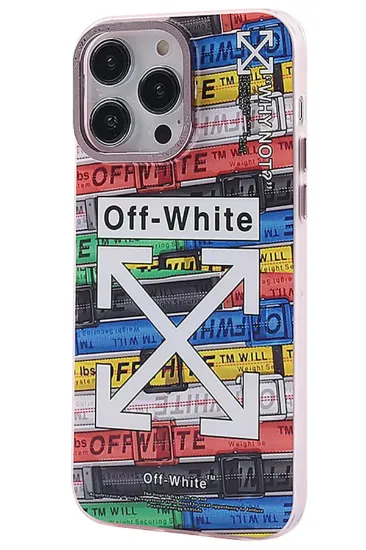 Newface iPhone 14 Pro Max Kılıf Prada Desenli Kapak - Prada Mavi - 2 resmi