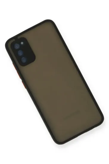 Newface Samsung Galaxy A03S Kılıf Montreal Silikon Kapak - Siyah resmi