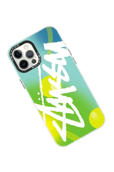 Newface iPhone 12 Pro Max Kılıf Estoril Desenli Kapak - Estoril - 2 resmi