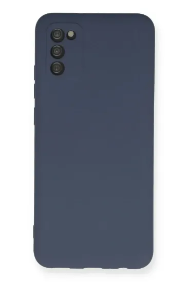 Newface Samsung Galaxy A03S Kılıf Nano içi Kadife Silikon - Gri resmi