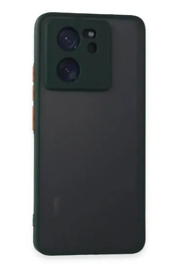 Newface Xiaomi Mi 13T Pro Kılıf Montreal Silikon Kapak - Yeşil resmi