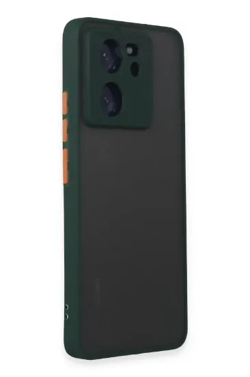 Newface Xiaomi Mi 13T Pro Kılıf Montreal Silikon Kapak - Yeşil resmi