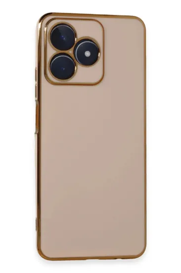 Newface Realme C53 Kılıf Volet Silikon - Pembe resmi