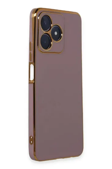 Newface Realme C53 Kılıf Volet Silikon - Mor resmi
