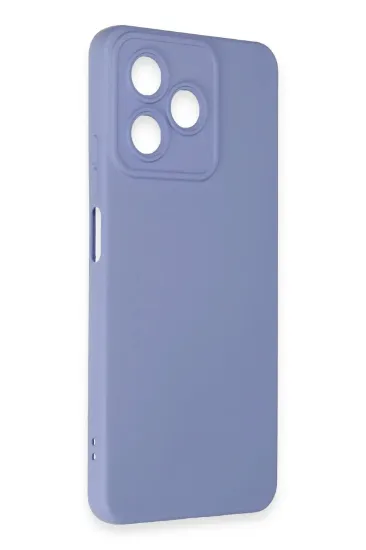 Newface Realme C53 Kılıf Nano içi Kadife Silikon - Lila resmi