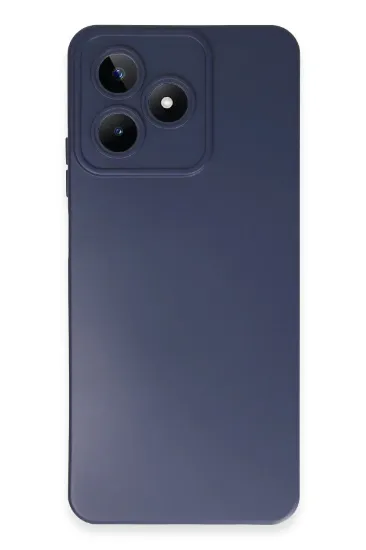 Newface Realme C53 Kılıf Nano içi Kadife Silikon - Lacivert resmi