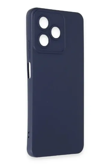 Newface Realme C53 Kılıf Nano içi Kadife Silikon - Lacivert resmi