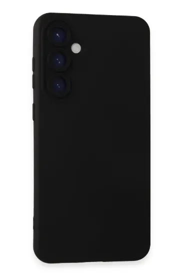 Newface Samsung Galaxy S23 FE Kılıf Nano içi Kadife Silikon - Siyah resmi