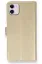 Newface iPhone 12 Mini Kılıf Trend S Plus Kapaklı Kılıf - Gold resmi