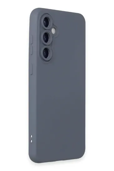 Newface Samsung Galaxy S23 FE Kılıf Nano içi Kadife Silikon - Gri resmi