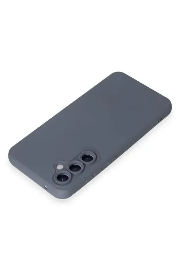 Newface Samsung Galaxy S23 FE Kılıf Nano içi Kadife Silikon - Gri resmi