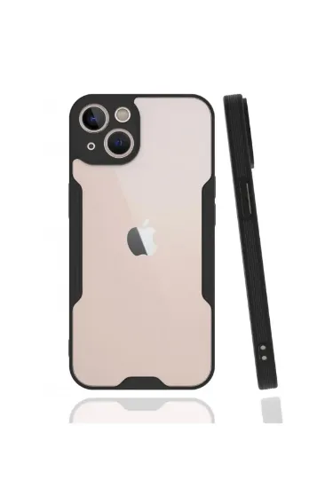 Newface iPhone 13 Kılıf Platin Silikon - Siyah resmi