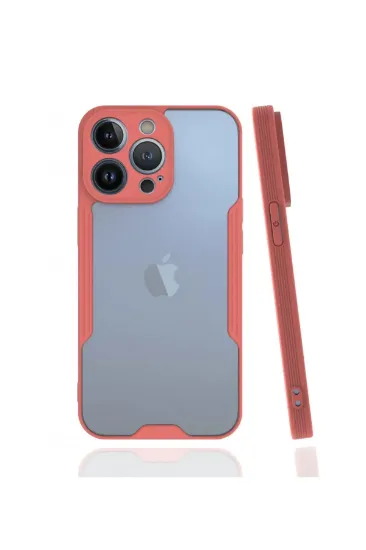 Newface iPhone 13 Pro Kılıf Platin Silikon - Pembe resmi