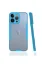 Newface iPhone 13 Pro Kılıf Platin Silikon - Mavi resmi