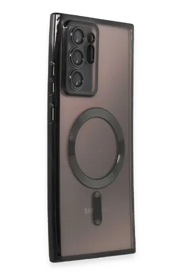 Newface Samsung Galaxy Note 20 Ultra Kılıf Kross Magneticsafe Kapak - Siyah resmi