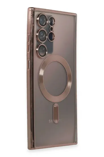 Newface Samsung Galaxy Note 20 Ultra Kılıf Kross Magneticsafe Kapak - Rose resmi