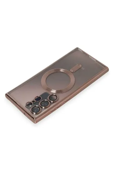 Newface Samsung Galaxy Note 20 Ultra Kılıf Kross Magneticsafe Kapak - Rose resmi