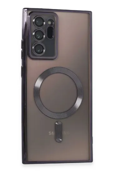 Newface Samsung Galaxy Note 20 Ultra Kılıf Kross Magneticsafe Kapak - Mor resmi