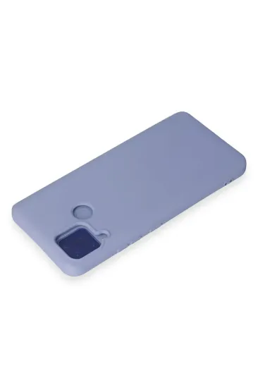 Newface Realme C15 Kılıf Nano içi Kadife Silikon - Lila resmi