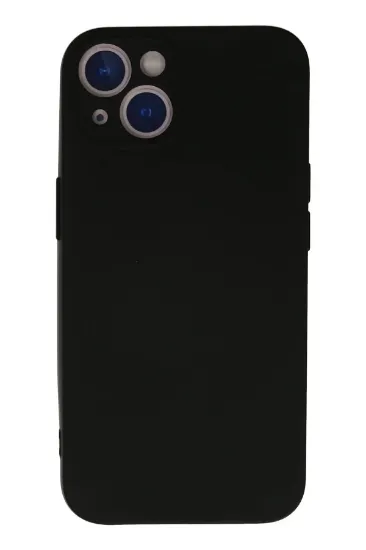 Newface iPhone 13 Mini Kılıf Nano içi Kadife Silikon - Siyah resmi