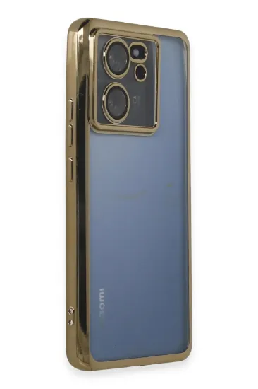 Newface Xiaomi Mi 13T Kılıf Razer Lensli Silikon - Gold resmi