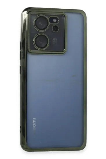 Newface Xiaomi Mi 13T Kılıf Razer Lensli Silikon - Yeşil resmi