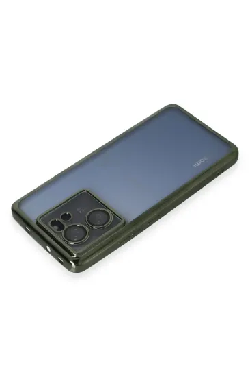 Newface Xiaomi Mi 13T Kılıf Razer Lensli Silikon - Yeşil resmi