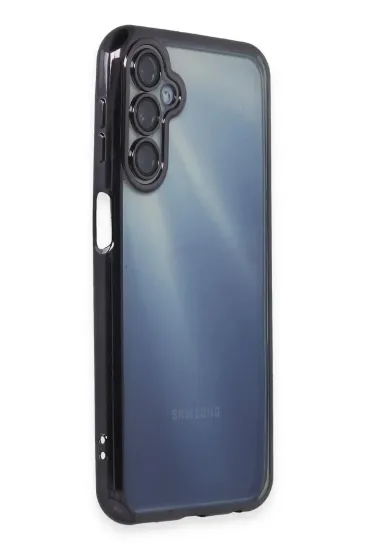 Newface Samsung Galaxy M34 5G Kılıf Razer Lensli Silikon - Mor resmi