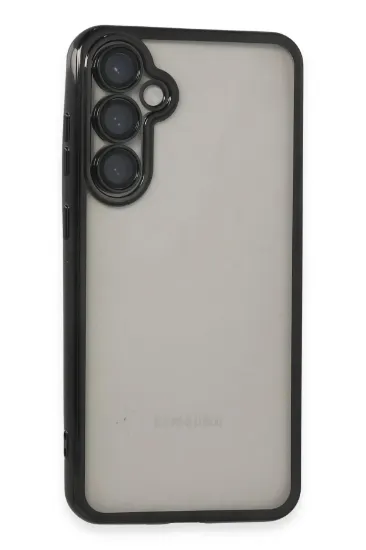 Newface Samsung Galaxy S23 FE Kılıf Razer Lensli Silikon - Siyah resmi