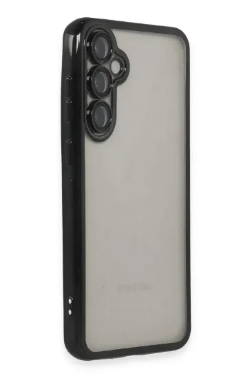 Newface Samsung Galaxy S23 FE Kılıf Razer Lensli Silikon - Siyah resmi