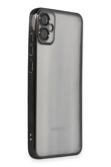 Newface Samsung Galaxy A05 Kılıf Razer Lensli Silikon - Siyah resmi