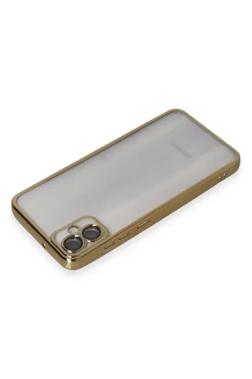 Newface Samsung Galaxy A05 Kılıf Razer Lensli Silikon - Gold resmi