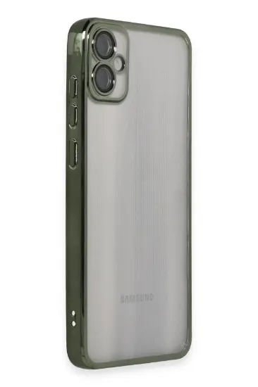 Newface Samsung Galaxy A05 Kılıf Razer Lensli Silikon - Yeşil resmi
