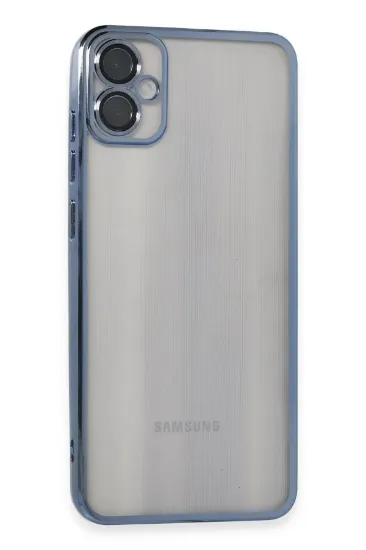 Newface Samsung Galaxy A05 Kılıf Razer Lensli Silikon - Lacivert resmi