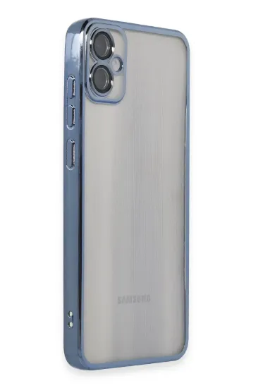 Newface Samsung Galaxy A05 Kılıf Razer Lensli Silikon - Lacivert resmi