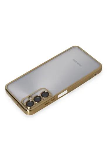 Newface Samsung Galaxy A05S Kılıf Razer Lensli Silikon - Gold resmi