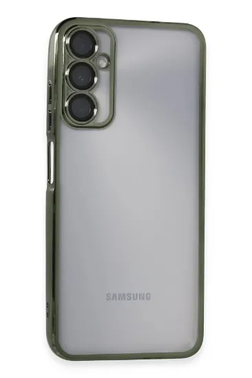 Newface Samsung Galaxy A05S Kılıf Razer Lensli Silikon - Yeşil resmi