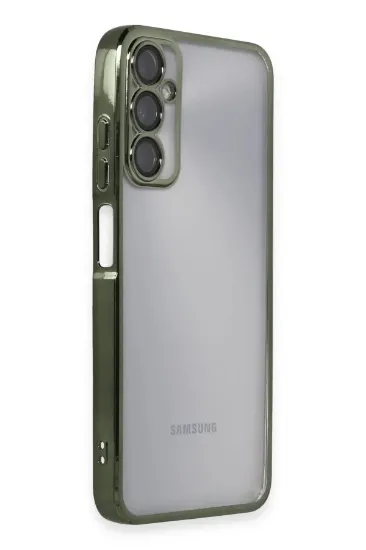 Newface Samsung Galaxy A05S Kılıf Razer Lensli Silikon - Yeşil resmi