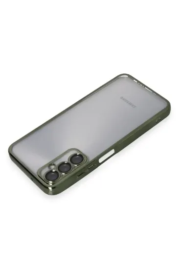 Newface Samsung Galaxy A05S Kılıf Razer Lensli Silikon - Yeşil resmi