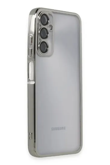 Newface Samsung Galaxy A05S Kılıf Razer Lensli Silikon - Gümüş resmi