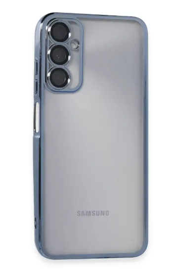 Newface Samsung Galaxy A05S Kılıf Razer Lensli Silikon - Açık Mavi resmi