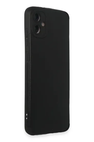 Newface Samsung Galaxy A05 Kılıf Loop Deri Silikon - Siyah resmi