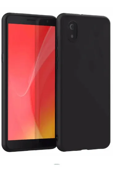 Newface TCL L7 Kılıf First Silikon - Siyah resmi